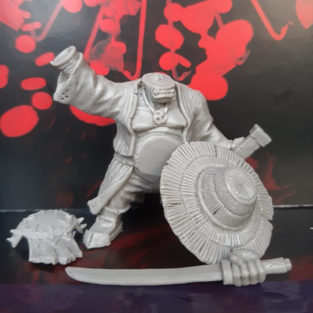 Demon - this is an ogre samurai by Dark Art Studios, but I'm going to paint him like an Oni