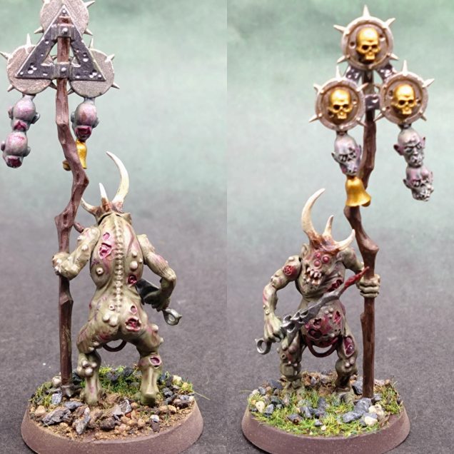 #64 Plaguebearer Demonic Icon Bearer - Davie J Rump