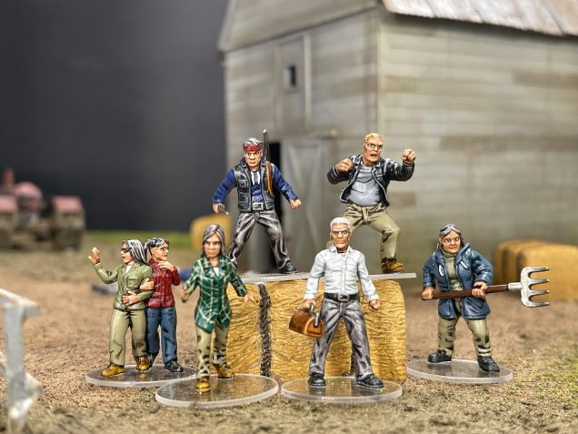 The whole Greene family before the barn incident...