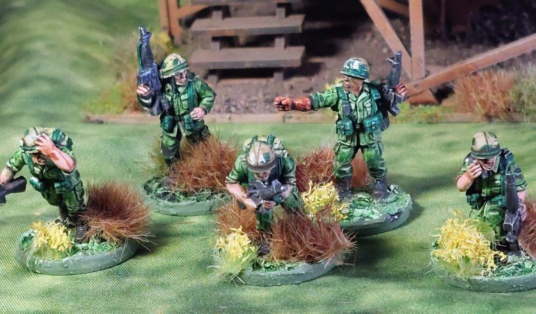 USMC Heroes, and and US infantry