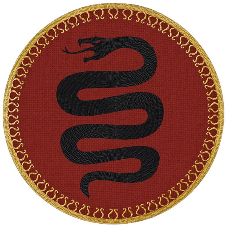 Flying a banner of the black serpent