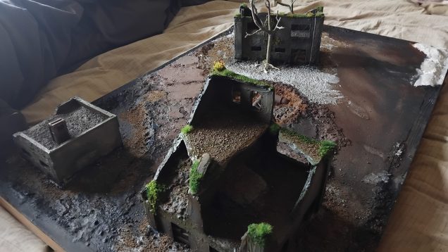 Modpog watered down to make sure as much of the grit and sand sticks