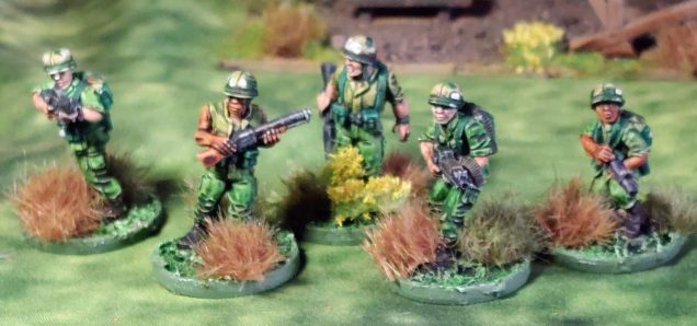 USMC Heroes, and and US infantry