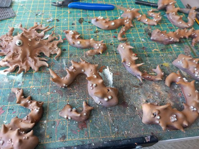 I went for another 3D printed model from leech lovers laboratory but I could easily sculpture something out of green stuff