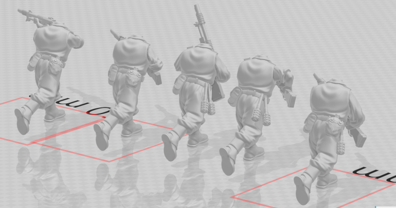 Here you can see the variations. I think they're going to be unifying but also different enough to give me the effect I'm looking for.