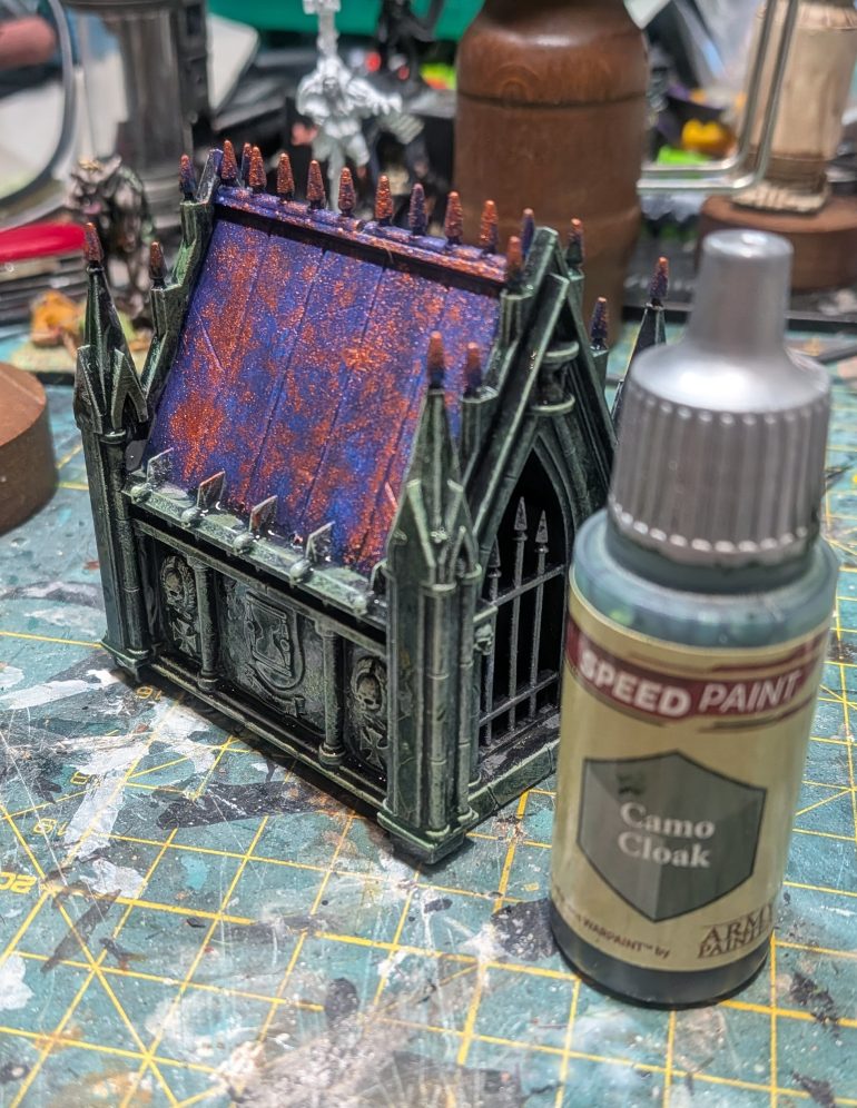 Speed paint for masonry.