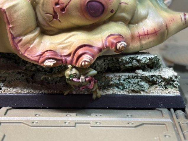 Chaos Lord Festus on Slug-Dragon