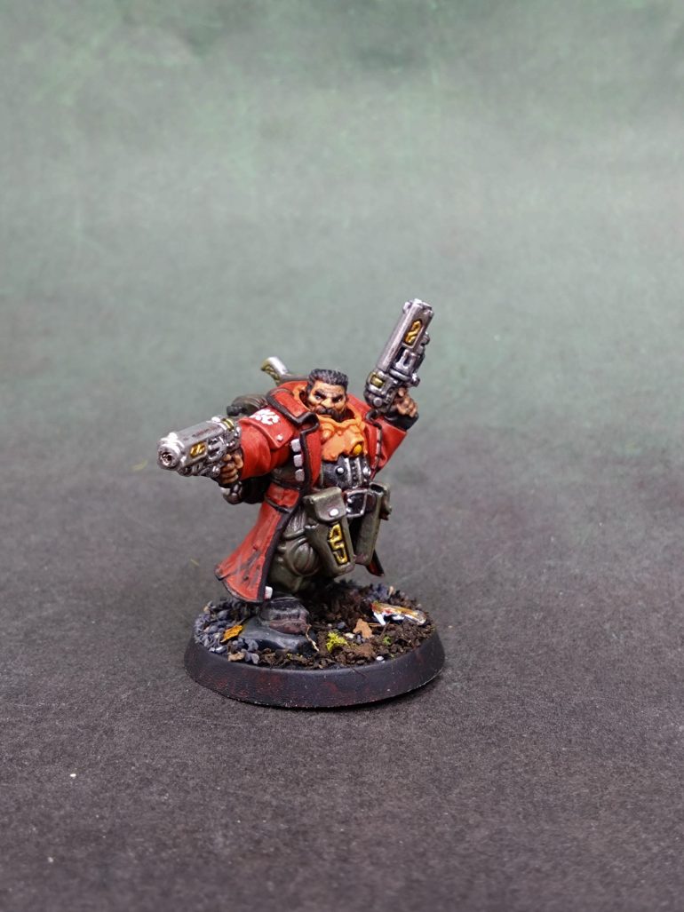 I want to finish this set of minis ASAP. I wish it was mainly because I wanted to get a game played or just to add the tally to my hundred. I want to finish these ASAP because sadly I am not enjoying painting them. It's my own fault for choosing the black trim on the coat, but I feel committed to it and I just have to knuckle down and finish the set. I think they will look pretty good as a squad at the end, but it's become a chore rather than a joy.