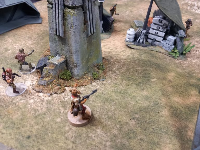 This gives ka and his new crewmates time to make a dash for the objective.