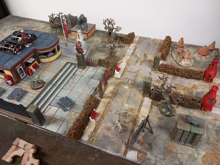 Starting the safari adventure zone I put everything on the table I already that I thought might work 