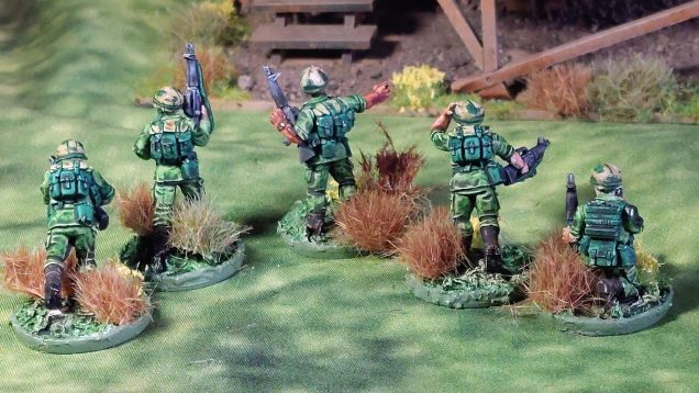 USMC Heroes, and and US infantry