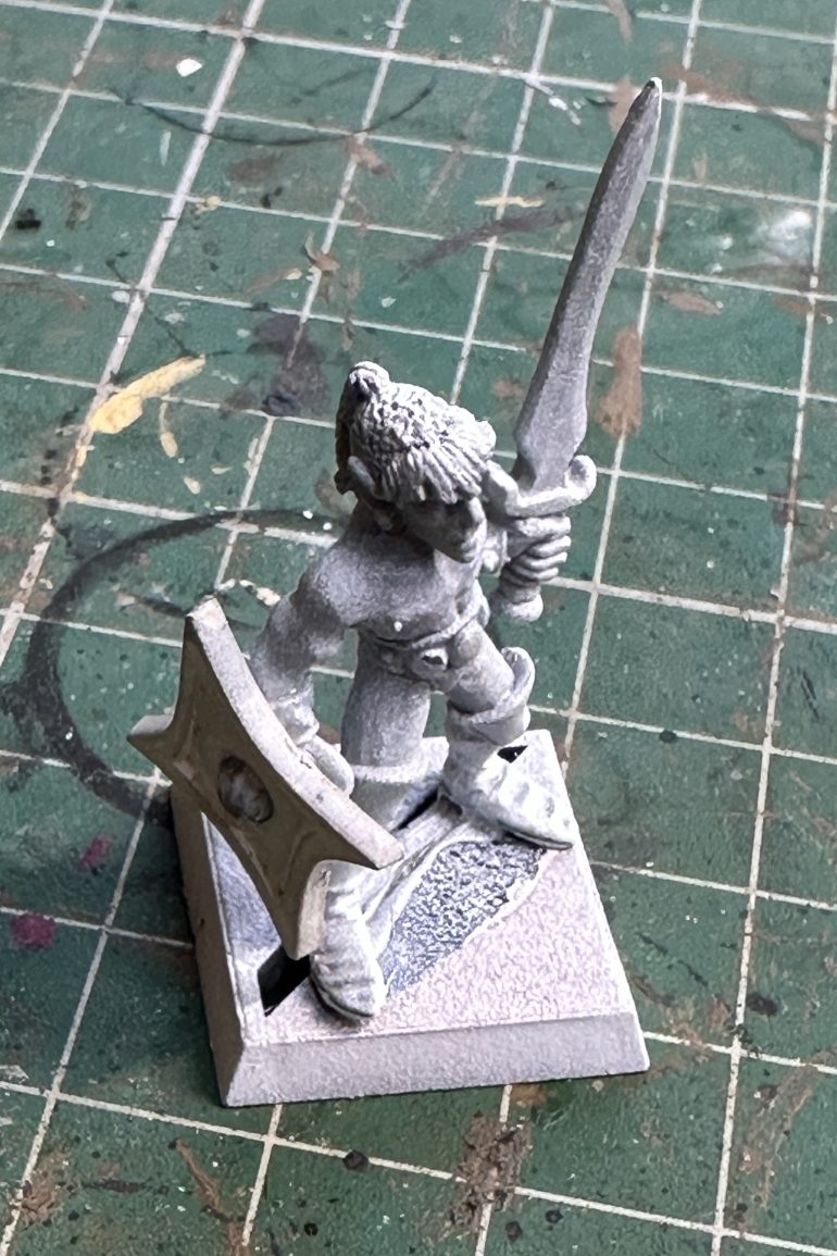 Overall Colour Scheme and Test Painting the Wardancers