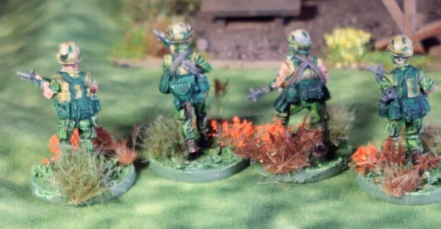 USMC Heroes, and and US infantry