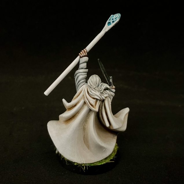 Rear view of Gandalf