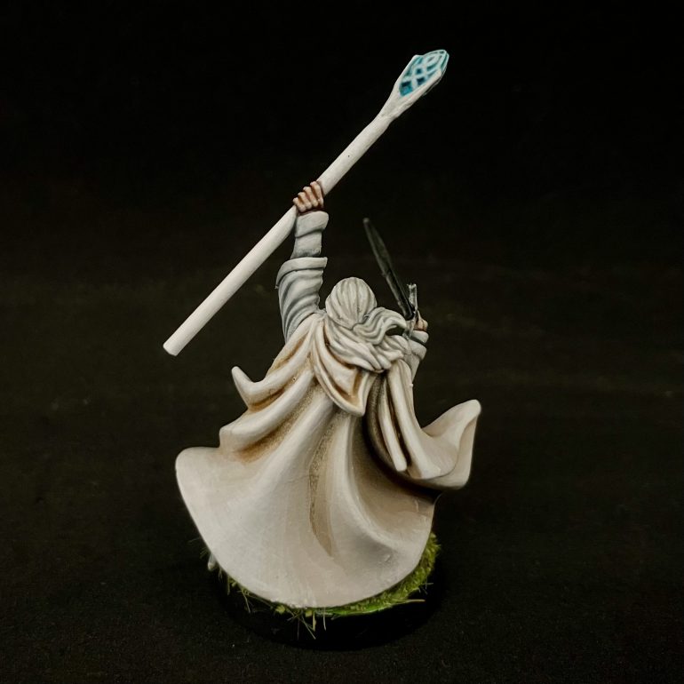 Rear view of Gandalf