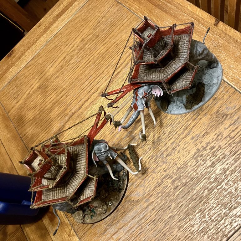 Mumaks painting in progress