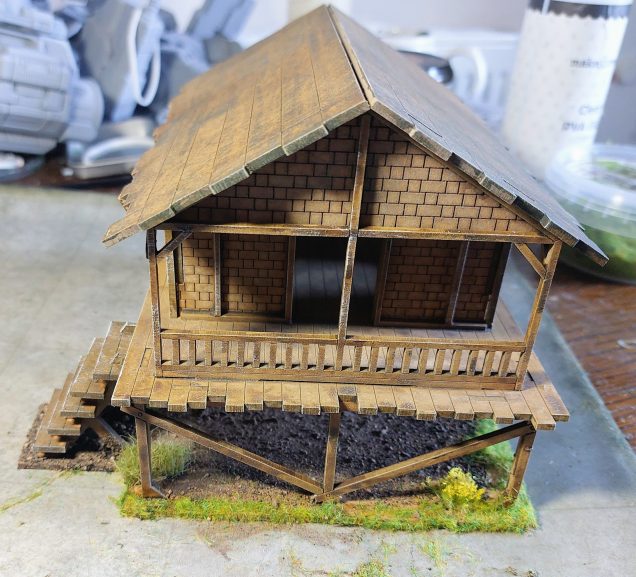 Hot of the Presses, Far East Huts finally done.