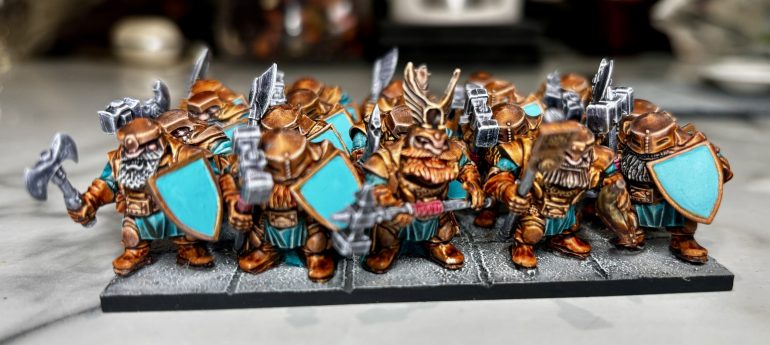 After the completion of a section troop section my first Regiment is completed. Now onto the second!