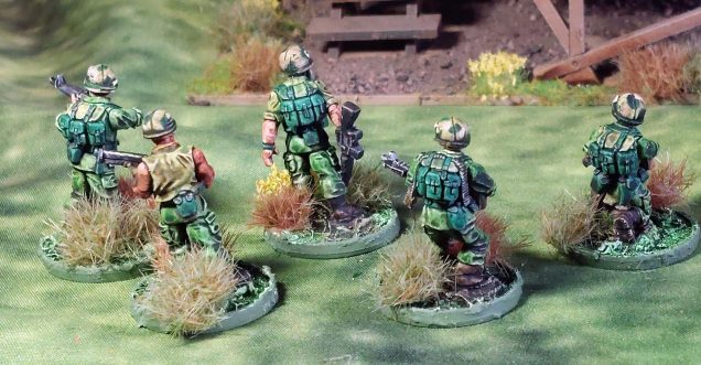 USMC Heroes, and and US infantry