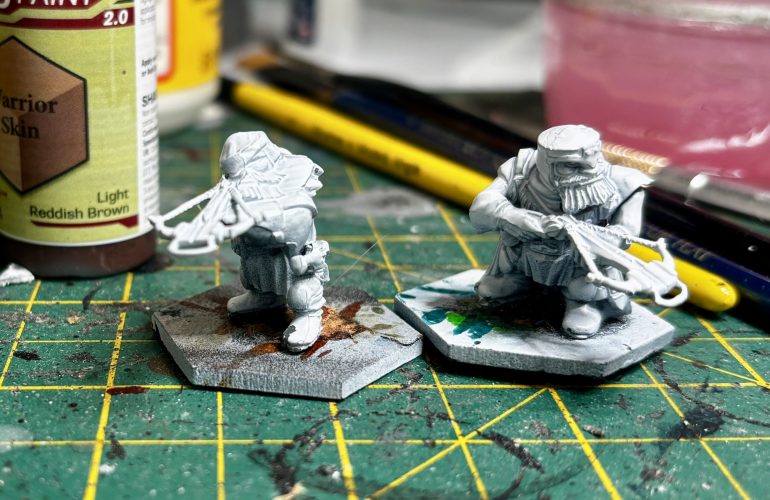 After a slight delay thanks to an Easter trip to Holland I’m finally to get the army done in time for my May deadline. With the rest of the Ironclads now done it’s on the the Ironwatch Crossbows. Current count 66 models to paint, 40 done, 26 to go!