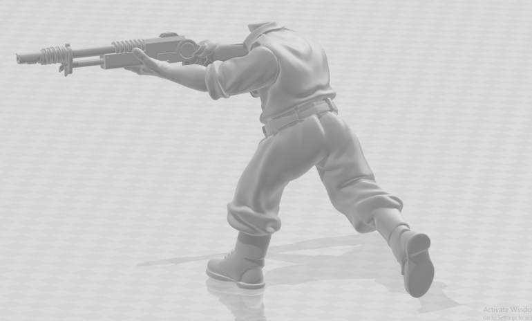 While I want them to be simple I also want them to be both noticeably 40K and plausibly equipped. 