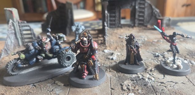 Jaq Draco and his entourage as they were at the beginning of this week.