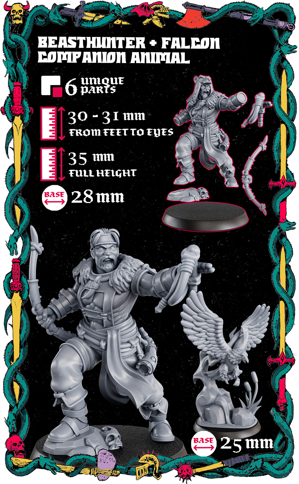 Beasthunter - Warpland - Taiga Miniatures