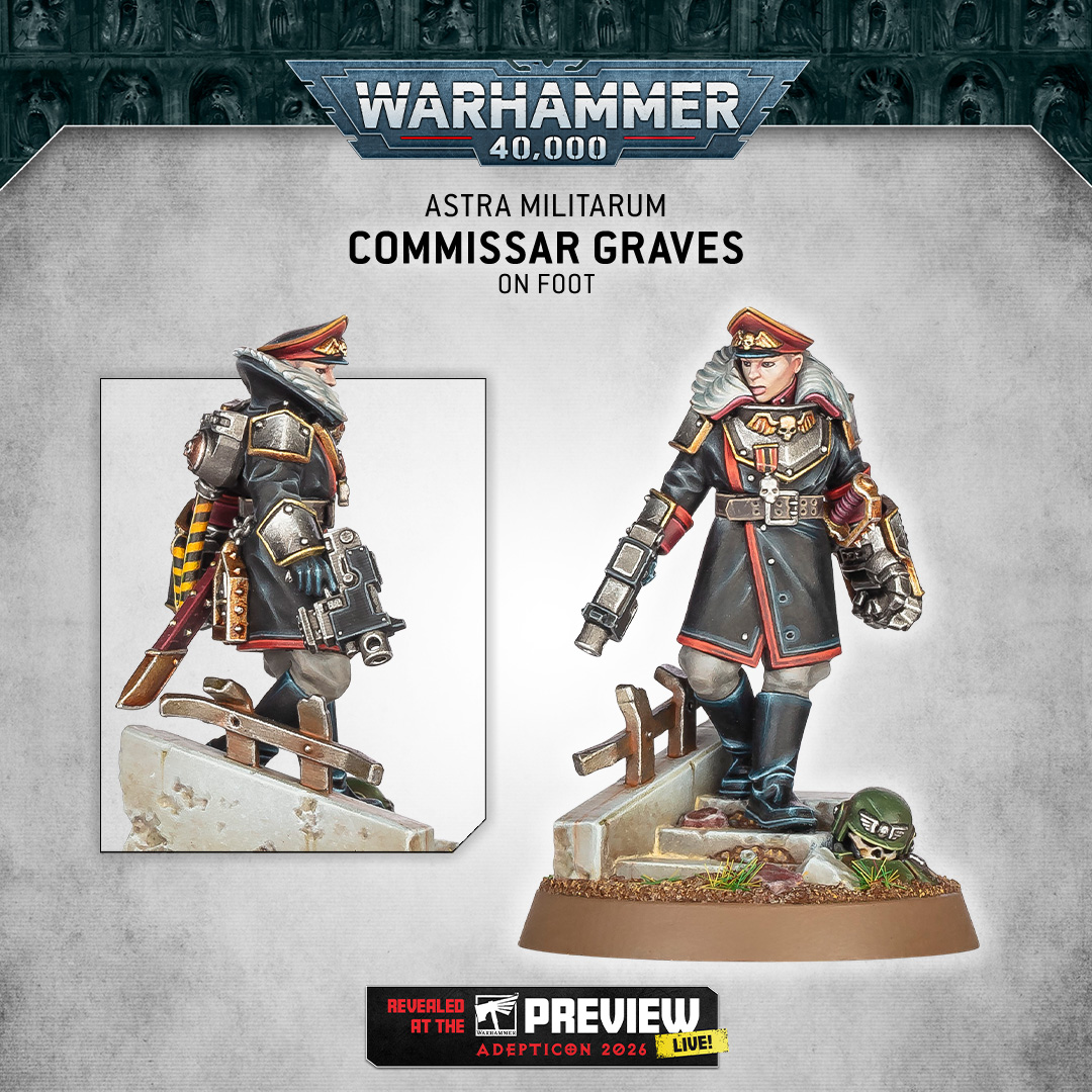 Commissar Graves - Warhammer 40K