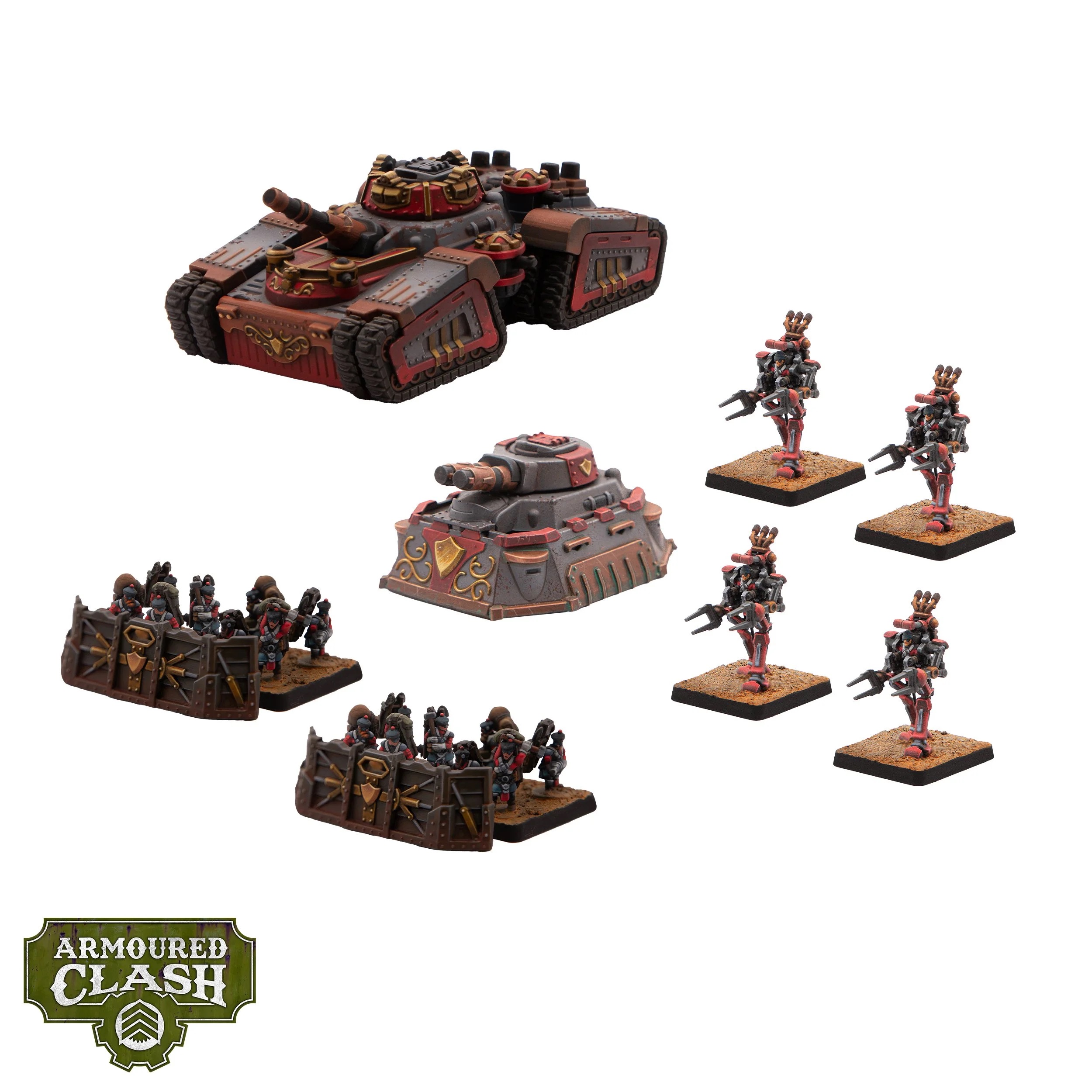 Crown Superheavy Regiment Miniatures - Armoured Clash