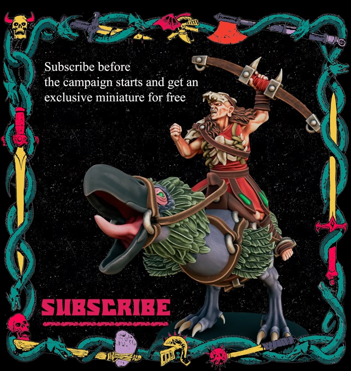 Free Promo Miniature - Warpland - Taiga Miniatures