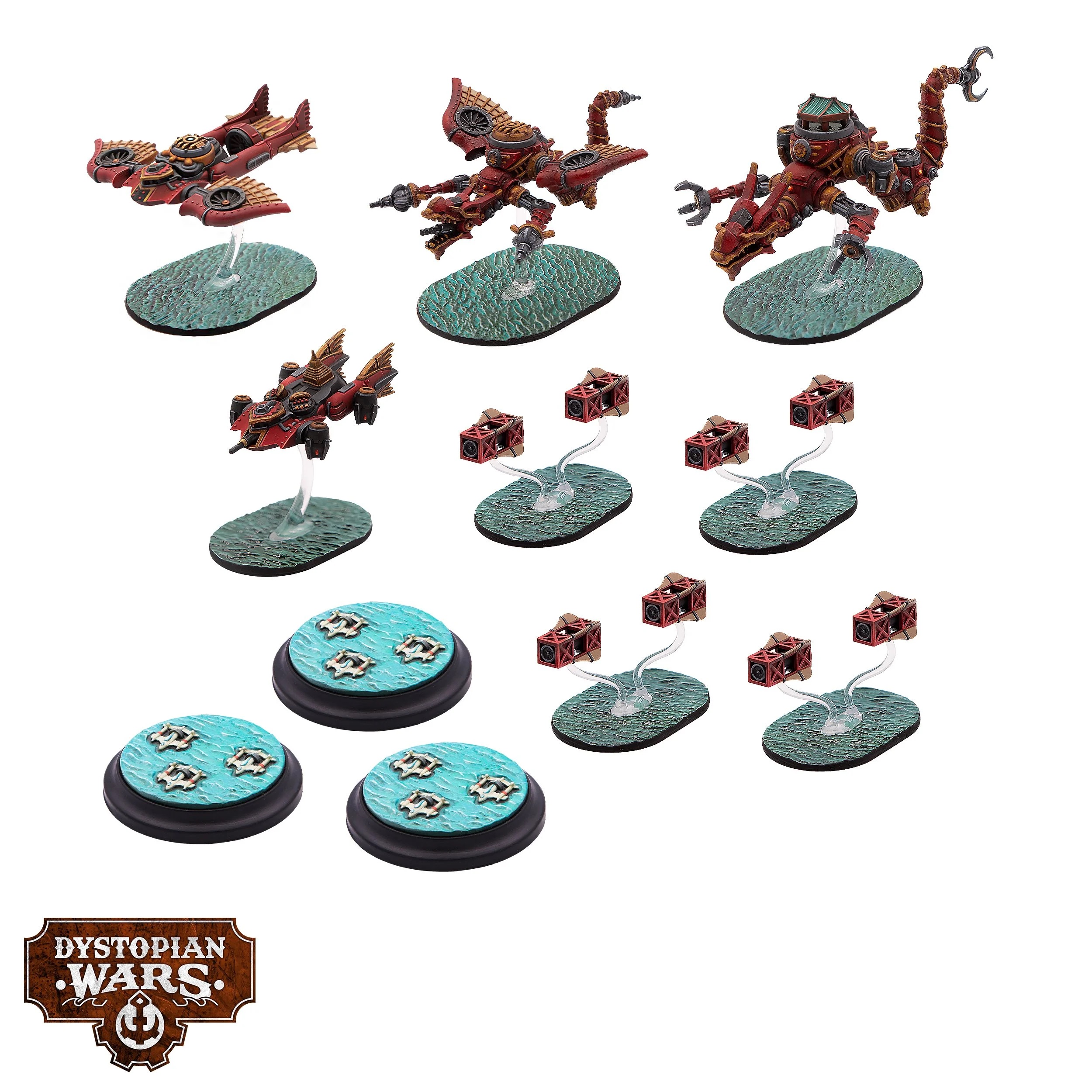 Korean Aerial Squadrons Miniaturtes - Dystopian Wars