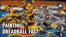 Painting DreadBall All Stars! How To Paint DreadBall Fast | Mantic Games