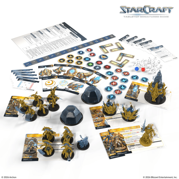 Protoss Starter Set - Contents - StarCraft Tabletop Miniatures Game