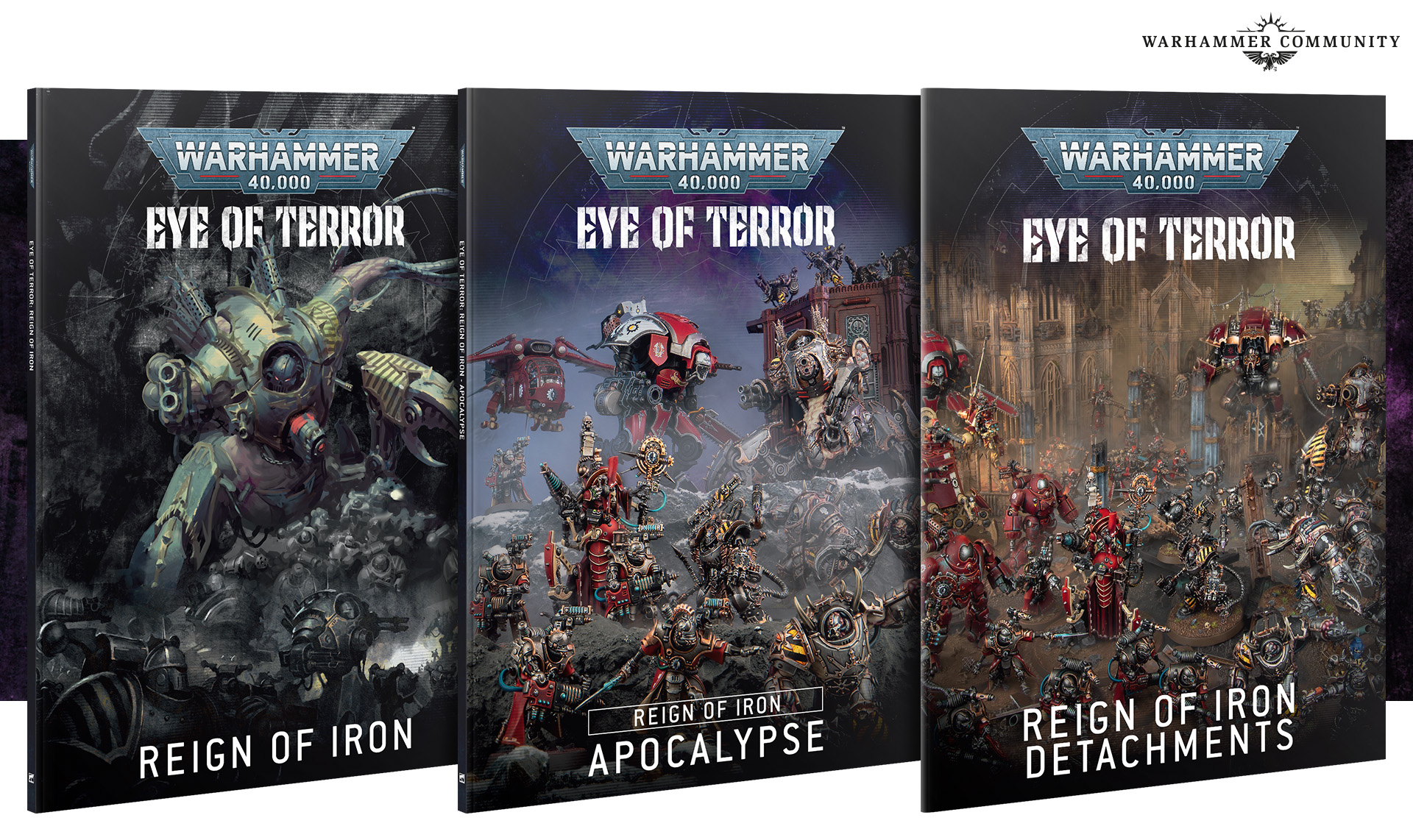 Reign of Iron Books - Warhammer 40K
