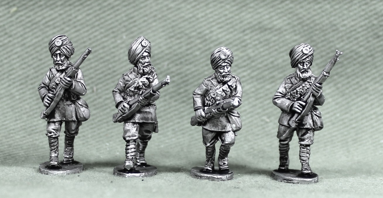 Sikh Infantry Advancing - Empress Miniatures