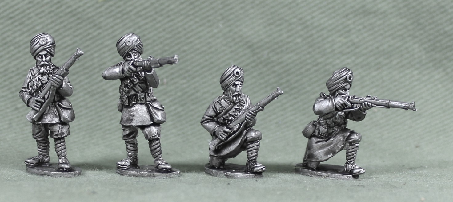Sikh Infantry Skirmishing - Empress Miniatures