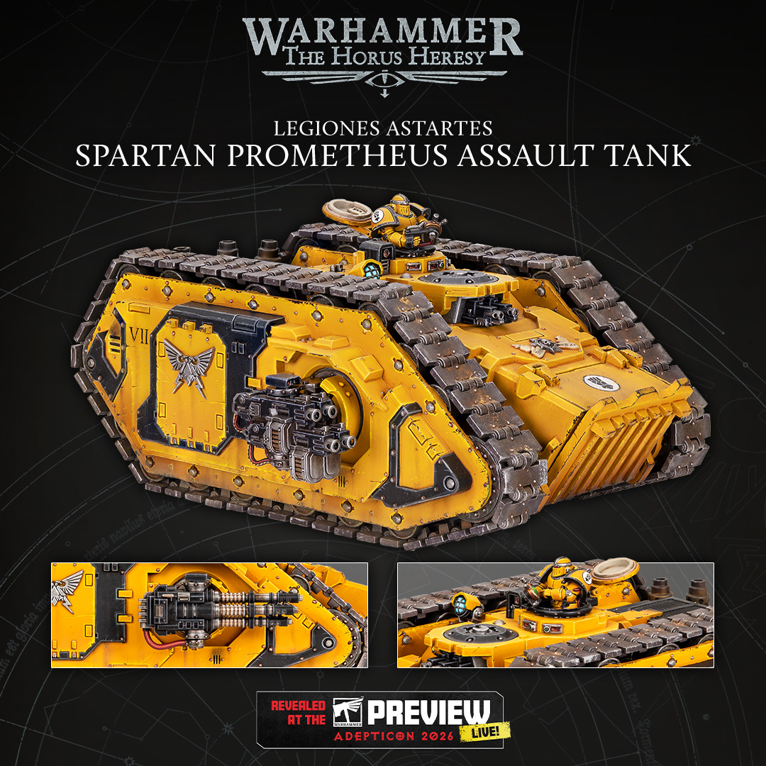 Spartan Prometheus Assault Tank - Warhammer The Horus Heresy