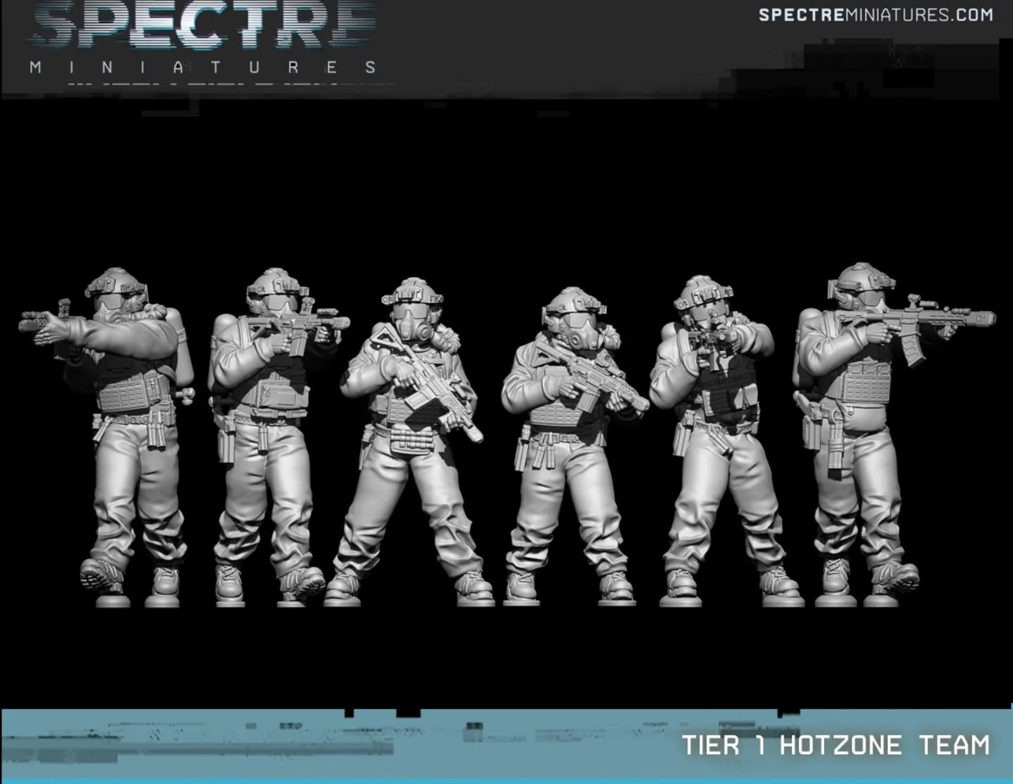 Tier 1 Hotzone Team - Spectre Miniatures