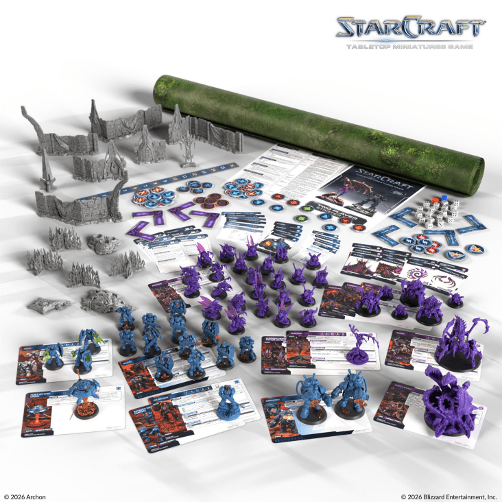 Two Player Starter Set - Contents - StarCraft Tabletop Miniatures Game