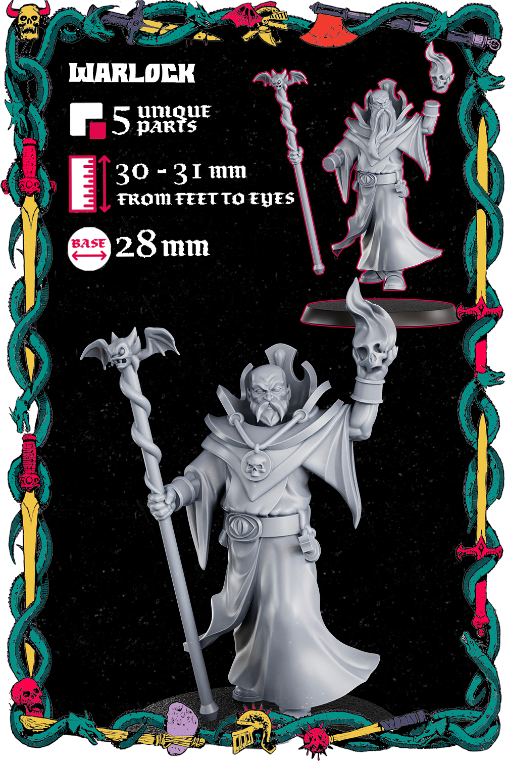 Warlock - Warpland - Taiga Miniatures