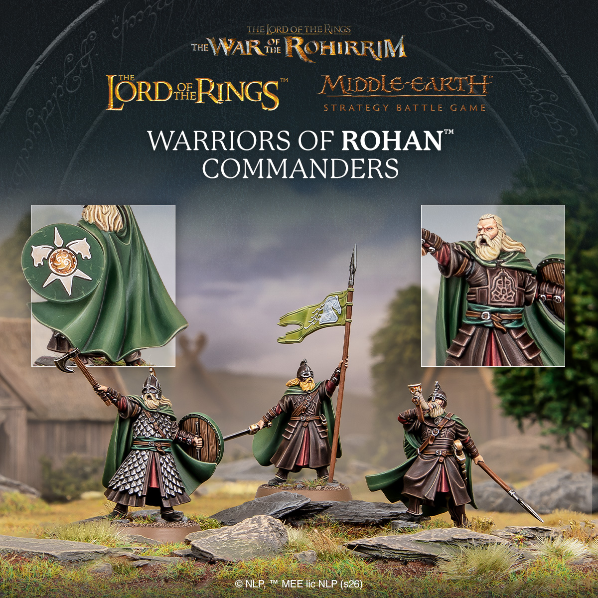 Warriors of Rohan Commanders - Middle-earth Strategy Battle Game