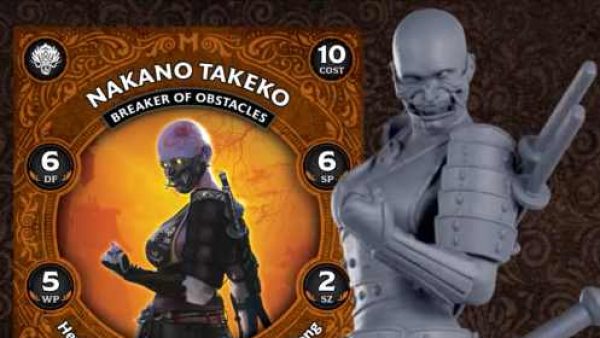 Nakano Takeko Alternate Sculpt Revealed for Malifaux 4th Edition – AdeptiCon Prize Model by Wyrd Games