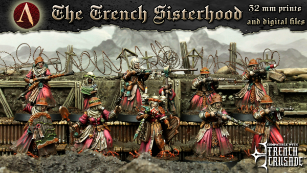 Axia Launching Grimdark Trench Sisterhood On Kickstarter Soon