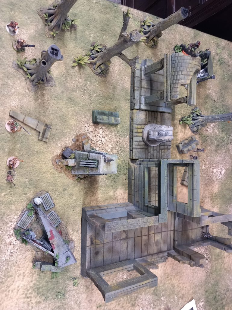 The turbolaser sits within the ruins of a lost civilisation. All they had to do is reach it and sabotage it.