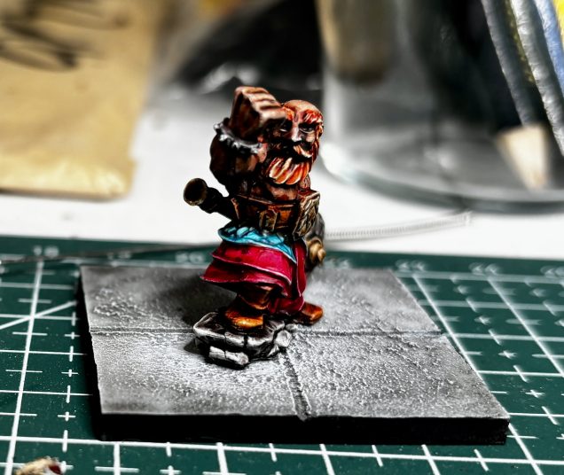 And with that he’s done, one to go!