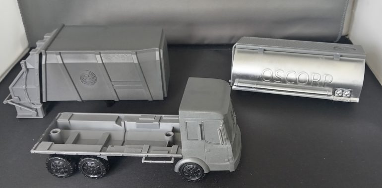 Might try and construct some additional payloads for the truck at some point.