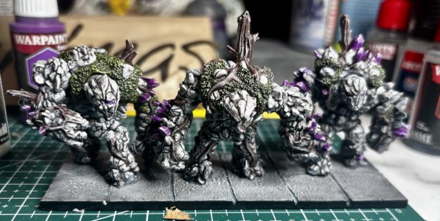And with a Matt coat and some gloss on the crystals the big boys are done!