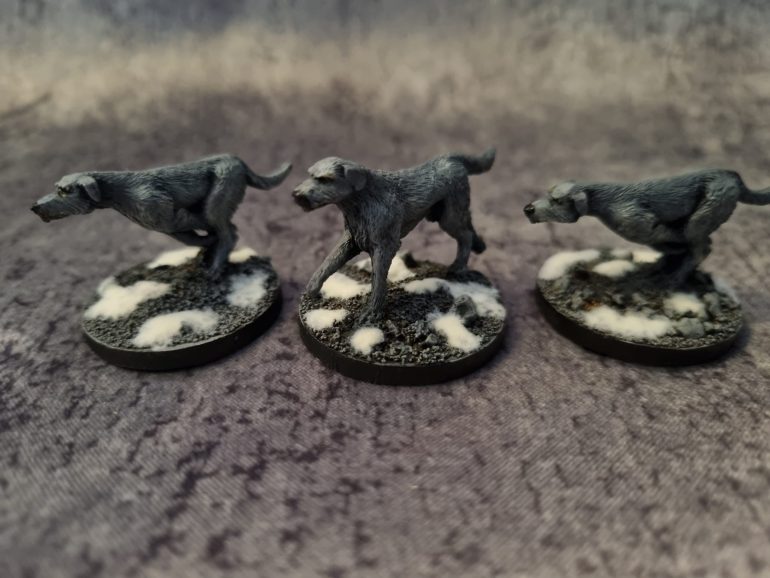 My wild grey dogs. Love how cool these look!