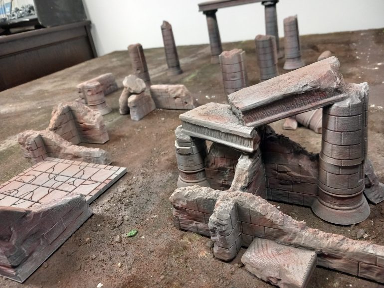 I gave the stone work a red tint to give it that nightsister blood colour