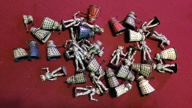 I can't believe I still have these -- I must have been sitting on them for nearly 40 years. If nothing else, they stand as probably the earliest example I have of my miniature painting.